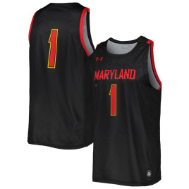 Men's - Maryland Terrapins Under Armour Replica Black College Basketball Jersey Men's - Maryland Terrapins Under Armour Replica Black College Basketball Jersey