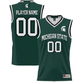 Women's Michigan State Spartans ProSphere NIL Customize Green College Basketball Jersey