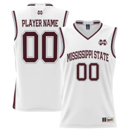 Men's - Mississippi State Bulldogs ProSphere NIL Customize White College Basketball Jersey