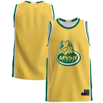 Men's - Missouri Southern State Lions Gold College Basketball Jersey