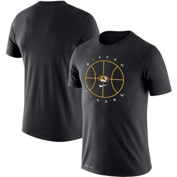 Men's - Missouri Tigers Nike Icon Legend Performance Black College Basketball T-Shirt