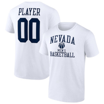 Men's - Nevada Wolf Pack Customize NIL Gameday Tradition White College Basketball T-Shirt