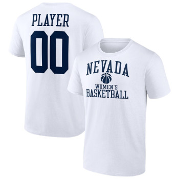 Women's Nevada Wolf Pack Customize NIL Gameday Tradition White College Basketball T-Shirt