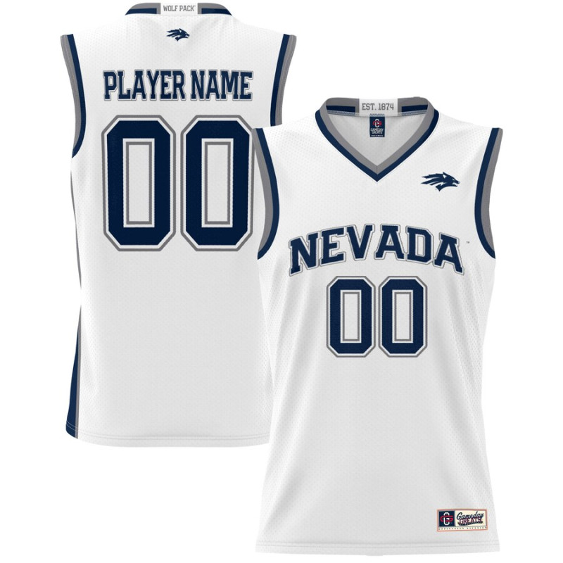 Youth Nevada Wolf Pack ProSphere NIL Customize White College Basketball Jersey Youth Nevada Wolf Pack ProSphere NIL Customize White College Basketball Jersey