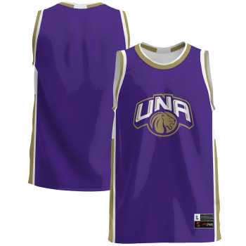 Men's - North Alabama Lions Purple College Basketball Jersey