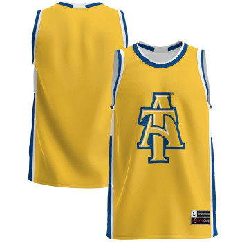 Men's - North Carolina A&T Aggies Gold College Basketball Jersey