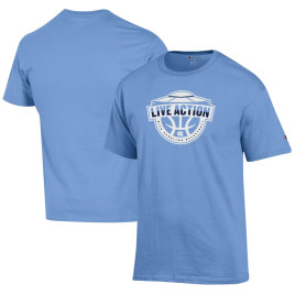 Men's - North Carolina Tar Heels Champion Live Action Carolina Blue College Basketball T-Shirt