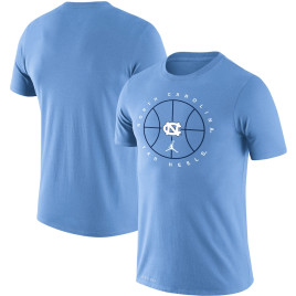 Men's - North Carolina Tar Heels Jordan Brand Icon Legend Performance Light Blue College Basketball T-Shirt