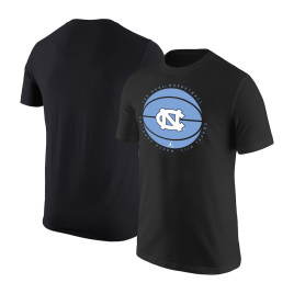 Men's - North Carolina Tar Heels Jordan Brand Logo Black College Basketball T-Shirt