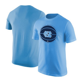 Men's - North Carolina Tar Heels Jordan Brand Logo Carolina Blue College Basketball T-Shirt