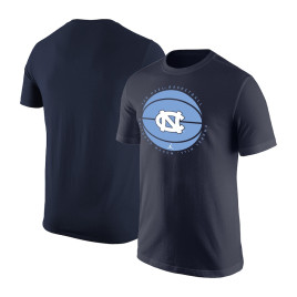 Men's - North Carolina Tar Heels Jordan Brand Logo Navy College Basketball T-Shirt