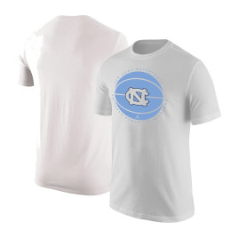 Men's - North Carolina Tar Heels Jordan Brand Logo White College Basketball T-Shirt