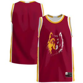 Men's - Northern State University Wolves Maroon College Basketball Jersey