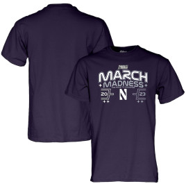 Men's - Northwestern Wildcats Blue 84 2023 NCAA Tournament March Madness Purple College Basketball T-Shirt