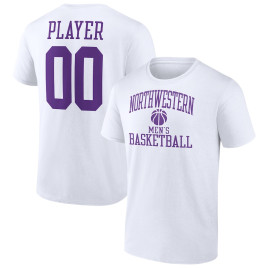 Men's - Northwestern Wildcats Customize NIL Gameday Tradition White College Basketball T-Shirt