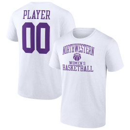 Women's Northwestern Wildcats Customize NIL Gameday Tradition White College Basketball T-Shirt