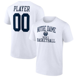 Men's - Notre Dame Fighting Irish Customize NIL Gameday Tradition White College Basketball T-Shirt