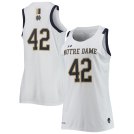 Women's Notre Dame Fighting Irish Under Armour Replica Swingman White College Basketball Jersey