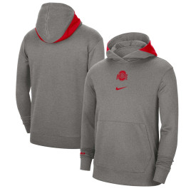 Men's - Ohio State Buckeyes Nike Team Spotlight Performance Pullover Heather Gray College Basketball Hoodie Men's - Ohio State Buckeyes Nike Team Spotlight Performance Pullover Heather Gray College Basketball Hoodie