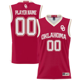 Men's - Oklahoma Sooners ProSphere NIL Customize Crimson College Basketball Jersey