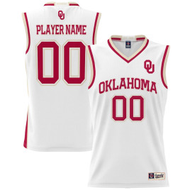 Men's - Oklahoma Sooners ProSphere NIL Customize White College Basketball Jersey