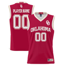 Women's Oklahoma Sooners ProSphere NIL Customize Crimson College Basketball Jersey