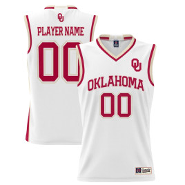 Women's Oklahoma Sooners ProSphere NIL Customize White College Basketball Jersey