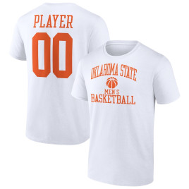 Men's - Oklahoma State Cowboys Customize NIL Gameday Tradition White College Basketball T-Shirt