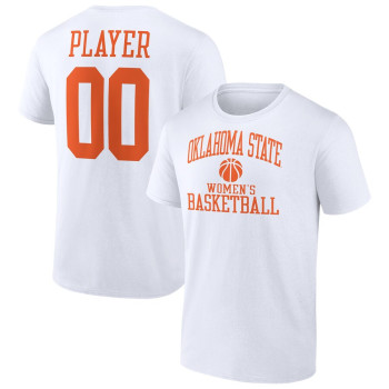 Women's Oklahoma State Cowboys Customize NIL Gameday Tradition White College Basketball T-Shirt