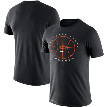 Men's - Oklahoma State Cowboys Nike Icon Legend Performance Black College Basketball T-Shirt