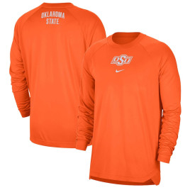 Men's - Oklahoma State Cowboys Nike Spotlight Performance Raglan Orange College Basketball T-Shirt