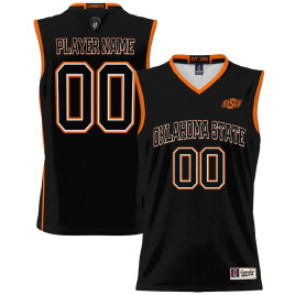 Men's - Oklahoma State Cowboys ProSphere NIL Customize Black College Basketball Jersey