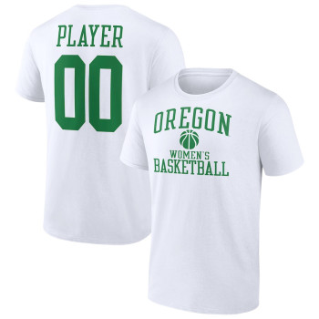 Women's Oregon Ducks Customize NIL Gameday Tradition White College Basketball T-Shirt