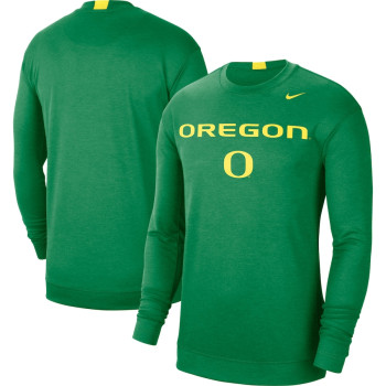 Men's - Oregon Ducks Nike 2021-22 Team Spotlight Performance Long Sleeve Top - Green
