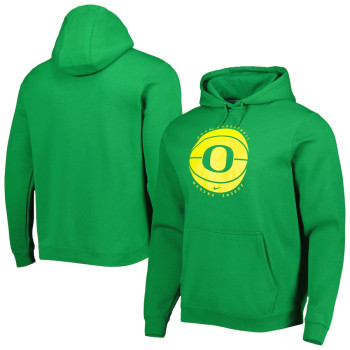 Men's - Oregon Ducks Nike Pullover Green College Basketball Hoodie