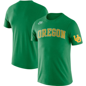 Men's - Oregon Ducks Nike Retro 2-Hit Green College Basketball T-Shirt