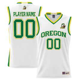 Men's - Oregon Ducks ProSphere NIL Customize White College Basketball Jersey