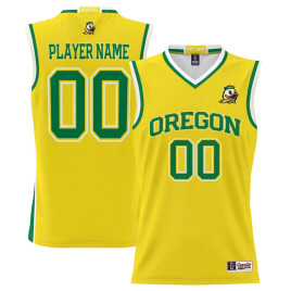 Men's - Oregon Ducks ProSphere NIL Customize Yellow College Basketball Jersey