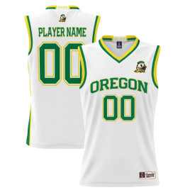 Women's Oregon Ducks ProSphere NIL Customize White College Basketball Jersey