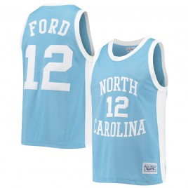 Men's - Phil Ford North Carolina Tar Heels Original Retro Brand Commemorative Classic Carolina Blue College Basketball Jersey
