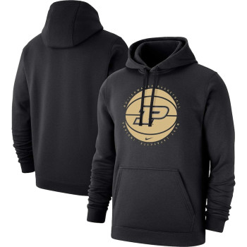 Men's - Purdue Boilermakers Nike Pullover Black College Basketball Hoodie