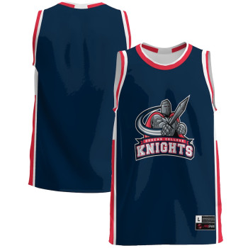 Men's - Queens College Knights Blue College Basketball Jersey