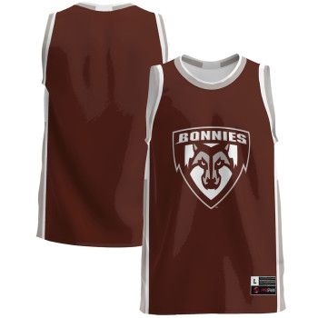 Men's - St. Bonaventure Bonnies Brown College Basketball Jersey