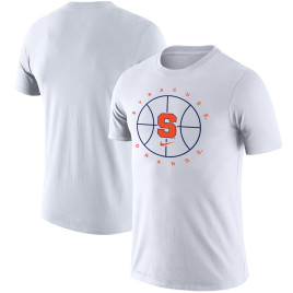Men's - Syracuse Orange Nike Icon Legend Performance White College Basketball T-Shirt