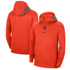 Men's - Syracuse Orange Nike Team Spotlight Performance Pullover Orange College Basketball Hoodie
