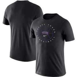 Men's - TCU Horned Frogs Nike Icon Legend Performance Black College Basketball T-Shirt