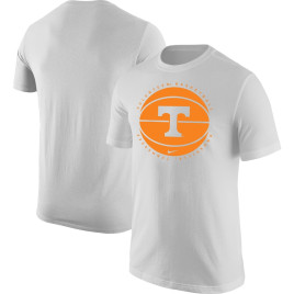 Men's - Tennessee Volunteers Nike Logo White College Basketball T-Shirt