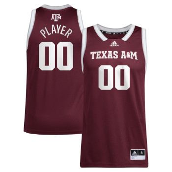 Men's - Texas A&M Aggies adidas Customize NIL Maroon College Basketball Jersey
