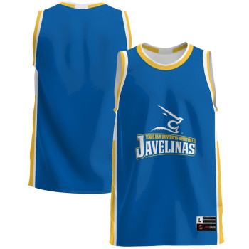 Men's - Texas A&M Kingsville Javelinas Blue College Basketball Jersey