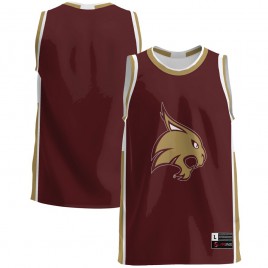 Men's - Texas State Bobcats Maroon College Basketball Jersey